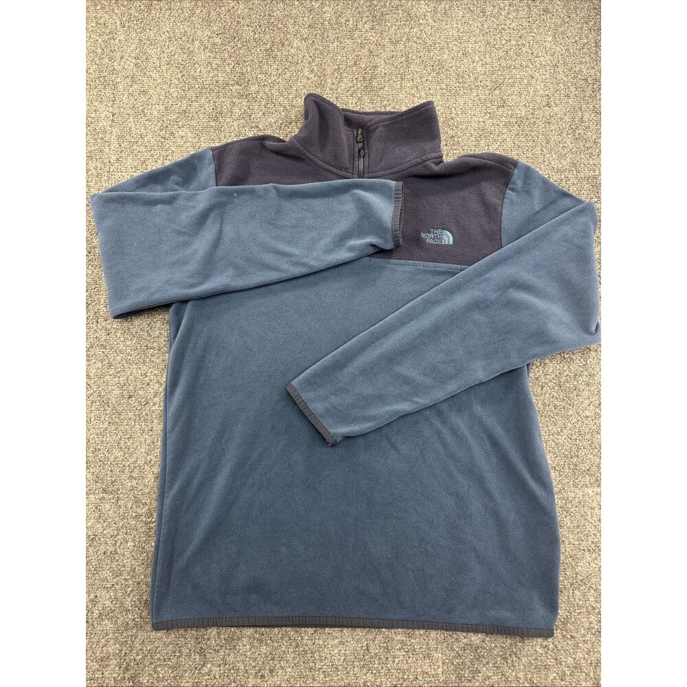 The North Face Quarter Zip Fleece Men’s M Blue Colorblock NF0A48KB3RC